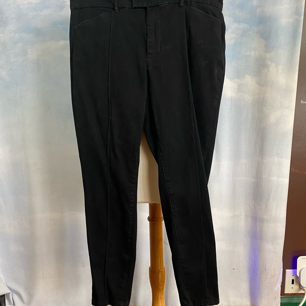 ModCloth Black High-Rise Dress Pants